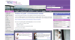 Desktop Screenshot of guide-de-la-fenetre.com